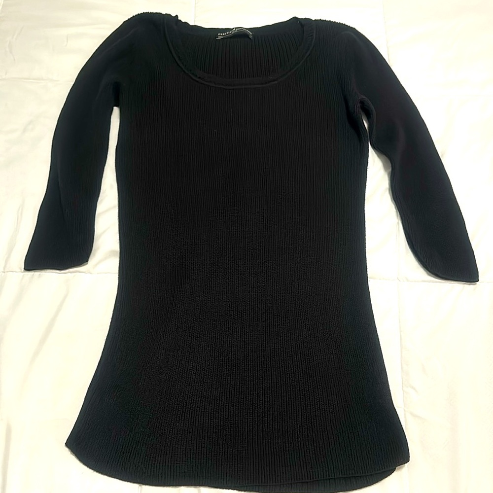 Peruvian Connection Black Blouse